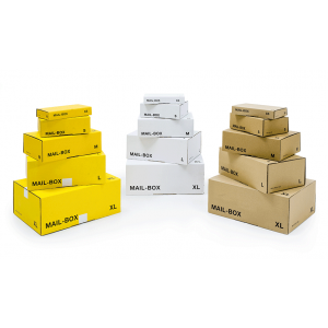 Mail-Box M, gelb, 331x241x104, 20er