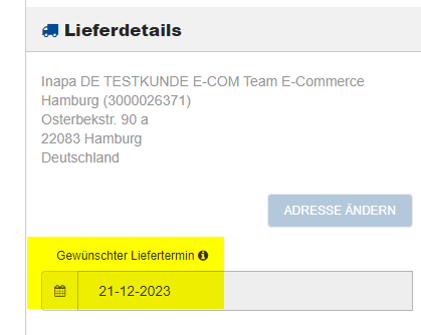 Screenshot Liefertermin bestimmen Webshop Inapa Deutschland
